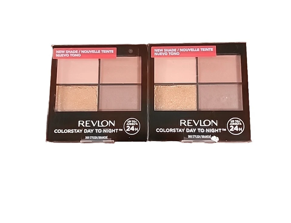 2 Revlon Colorstay Day To Night Eye Shadow Quad - 560 Stylish - Image 1 of 1