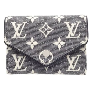 LOUIS VUITTON Portafoglio Victorine Monogram jacquard denim M81859/180382 - Foto 1 di 10