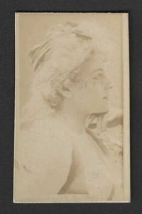 1880's N245 Kinney Tobacco Card - Actresses - Lillian Russell Inverted Backside - Picture 1 of 2