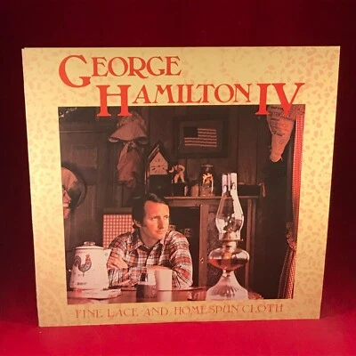 GEORGE HAMILTON IV Fine Lace And Homespun Cloth 1977 UK vinyl LP original - Image 1 of 4