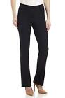 Rekucci Womens Ease in to Comfort Fit Barely Bootcut Stretch Pants (8, Black)