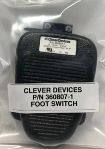 CLEVER DEVICES P/N 360807-1 FOOT SWITCH - Bild 1 von 8