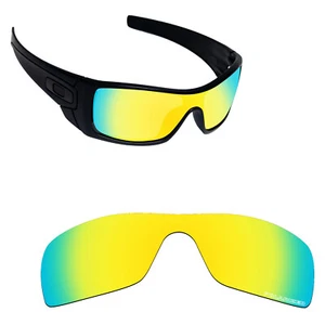 Hawkry SaltWater Proof 24K Gold Replacement Lenses for-Oakley Batwolf -Polarized - Picture 1 of 3
