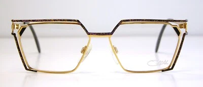 Anteojos Cazal Vintage - NOS - Modelo 250-Col. 403 - Dorado y Mármol Púrpura Foto 1 de 3