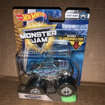 2017 Hot Wheels Monster Jam Blue Thunder  X-ray Body 1/3 Monster Truck New - Image 1 of 4
