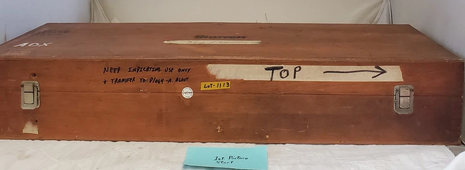 Medidor de altura Starrett Master Vernier con estuche de madera LOTE-1113 Foto 1 de 4