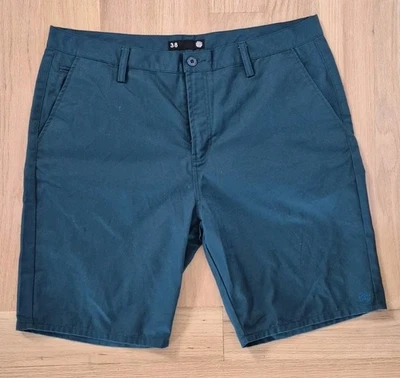 Element Teal Casual Shorts Mens 38 Skater Surf Streetwear Cotton Blend Pockets - Image 1 of 3