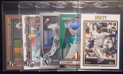 Lote de tarjetas de los Reales de Kansas City 2025 x5 2025 Brett Witt Jr. oro/2025 verde Prizm Foto 1 de 4