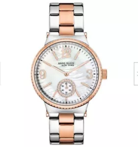 NEW Anne Klein Two-Tone Stainless Steel Ladies Quartz Watch 12/2341MPRT - Picture 1 of 3