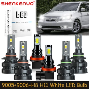 Faros LED blancos de haz alto bajo bombilla antiniebla Z8 para Honda Odyssey 2005-2010 - Imagen 1 de 21