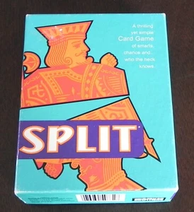 Vintage Parker Brothers 2001 Split Family Card Game Used Complete 2-6 players - Picture 1 of 3