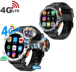 4G SMART WATCH 64GB 1.54” Screen Android OS V8.1. 200W+800W HD Dual Camera, GPS - Picture 1 of 26