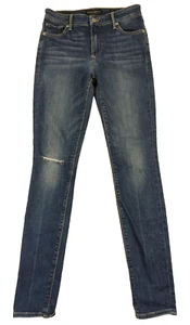 Pantalones de mezclilla para mujer Lucky Brand Bridgette ajustados al tobillo 4/27R Candiani italiano fabuloso - Imagen 1 de 18