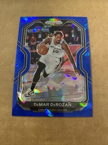 2020-21 Panini Prizm Prizms Blue Ice #210 DeMar DeRozan /125