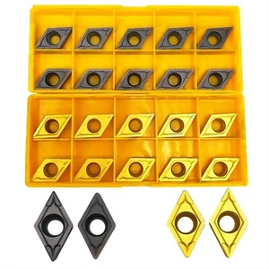 20PCS DCMT11T304 DCMT32.51 CNC Lathe Turn index mill tool Carbide turning Insert - Bild 1 von 5