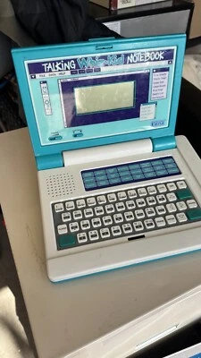 Vtech Talking Whiz Kid Notebook Educational Laptop Vintage 90s IT WORKS! - Image 1 of 4