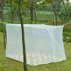 White Mosquito Net Portable Camping Travel Tent Outdoor Sleeping Insect Proof - Picture 1 of 7