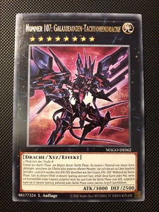 Yu-Gi-Oh! Nummer 107: Galaxieaugen-Tachyonendrache, MAGO-DE062, 1. Auflage, NM - Bild 1 von 5