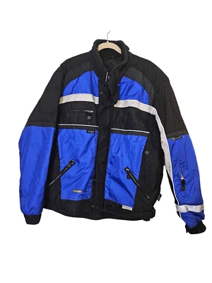 Castle black and blue racing coat. Size XL. - Imagem 1 de 4