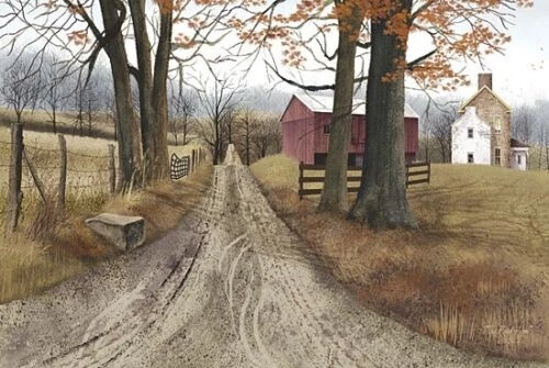 Billy Jacobs The Road Home farm Country Art Paper Print 12 x 9 - Image 1 of 1