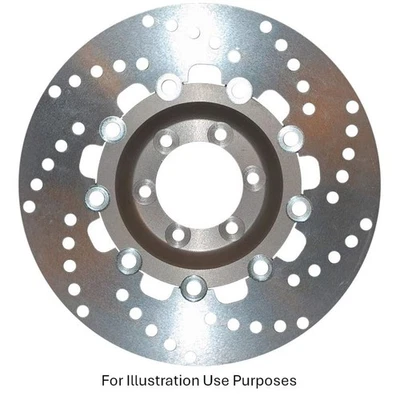 Conversión de disco de freno delantero flotador EBC (11) trasero izquierdo para Yamaha RD 400 F 1978-79 Foto 1 de 2