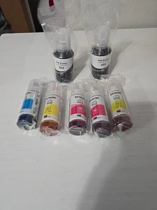 Epson 502 Ink Black, Cyan, Magenta, Yellow 7 Pack Brand New Expires 2026 2028 - Zdjęcie 1 z 11