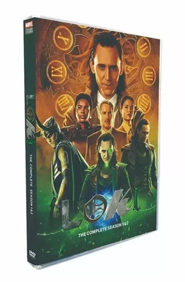 Loki: The Complete Series Season 1-2 (DVD, 4-Disc Box set) New.