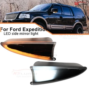 For Ford Expedition03-06 Sequential LED amber side Mirror Signal Puddle Lights - Bild 1 von 12