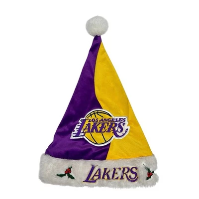 Sombrero de Papá Noel Navidad NBA Los Angeles Lakers Vintage Forever Collectibles Foto 1 de 4