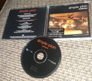 SIMPLE PLAN Addicted w/ VIDEO PROMO CD Single & AVRIL LAVIGNE TOUR DATES printed - Picture 1 of 2