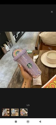 Very Pretty Starbucks Coffee/Tea Cup with free straw  - Image 1 of 4