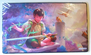 GAMERMATS ENCHANTING CCG PLAYMAT # 40080 PREMIUM WHITE STITCHED 24" X 14" / NEW! - Picture 1 of 6