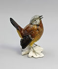 9941538 Porcelaine Figurine Oiseaux Wren Ens 7x7x9cm