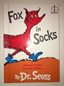 Fox In Socks By Dr. Seuss - Vintage 1st Edition - 1965 Very GOOD CONDITION - Imagen 1 de 4