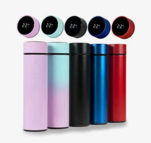 LED Display Smart Water Bottle Vacuum Insulated Flask Stainless Steel Thermos - Picture 1 of 9