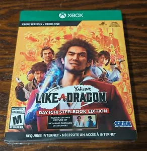 Yakuza: Like a Dragon - Day Ichi Steelbook Edition (Xbox One, Series X/S) Sealed - Picture 1 of 9