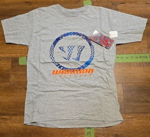 Warrior Lacrosse Men's Logo T-shirt Size Large Gray NWT - Picture 1 of 7