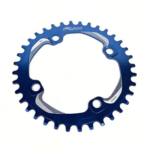 Anillo de cadena ancho estrecho Funn Solo, BCD 104 mm (36T, azul) - ligeramente usado - Imagen 1 de 4