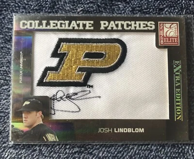 2008 DONRUSS ELITE XTRA JOSH LINDBLOM PURDUE BOILERMAKERS AUTO SIGNATURE /249 - Image 1 of 3