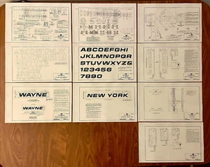 Penn Central Technische Zeichnungen 10 Seiten - Bild 1 von 2