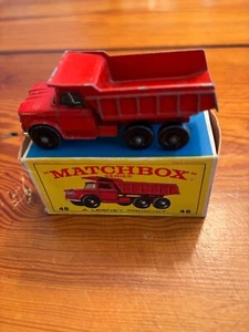 LESNEY MATCHBOX SERIES 1968, #48 DODGE DUMPER TRUCK w/ “Original Box!” - Picture 1 of 8