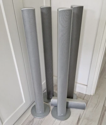 - - - MAGNAT Needle Alu Super tower, center, silber, Lautsprecher, Heimkino - - - Bild 1 von 4