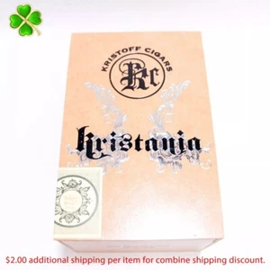 Caja de cigarros de madera vacía Kristoff Kristania Toro 7" x 4,5" x 3,5" - Imagen 1 de 11
