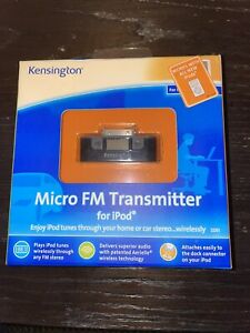 Kensington Micro FM Transmitter for iPod Wireless for home or car stereo