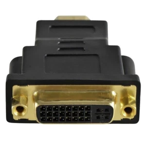 New HDMI Male to DVI-D 24+1 Pin Female M-F Adapter Converter HDTV LCD Monitor - Picture 1 of 4