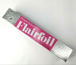 Flairfoil - Reynolds Designer Embossed Aluminum Foil 20 Sq Ft Sealed NOS Vintage