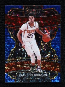 2019 Select Concourse Hybrid Blue Disco Prizm /25 Cameron Johnson #8 Rookie RC