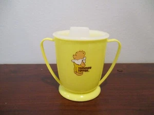 VintageYellow  Tommee Tippee Sippy Cup w/ Lid & Handles, Bear - Picture 1 of 4