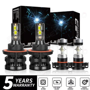 For Chevy Camaro 2010-2013 Combo LED Headlight High+Low Beams & Fog Light Bulbs - Picture 1 of 15