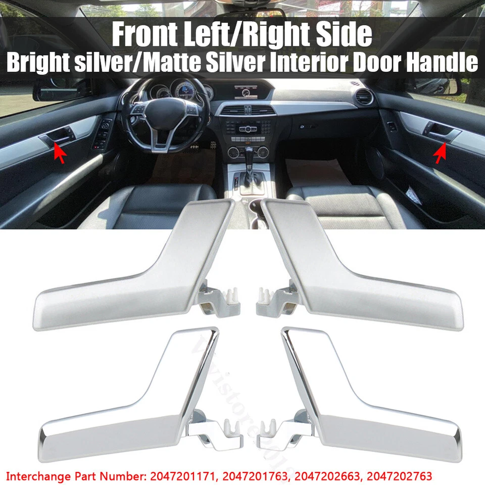 Left Right Inside Door Handle For Mercedes-Benz W204 C250 C300 C350 X204 GLK350 Foto 1 de 4